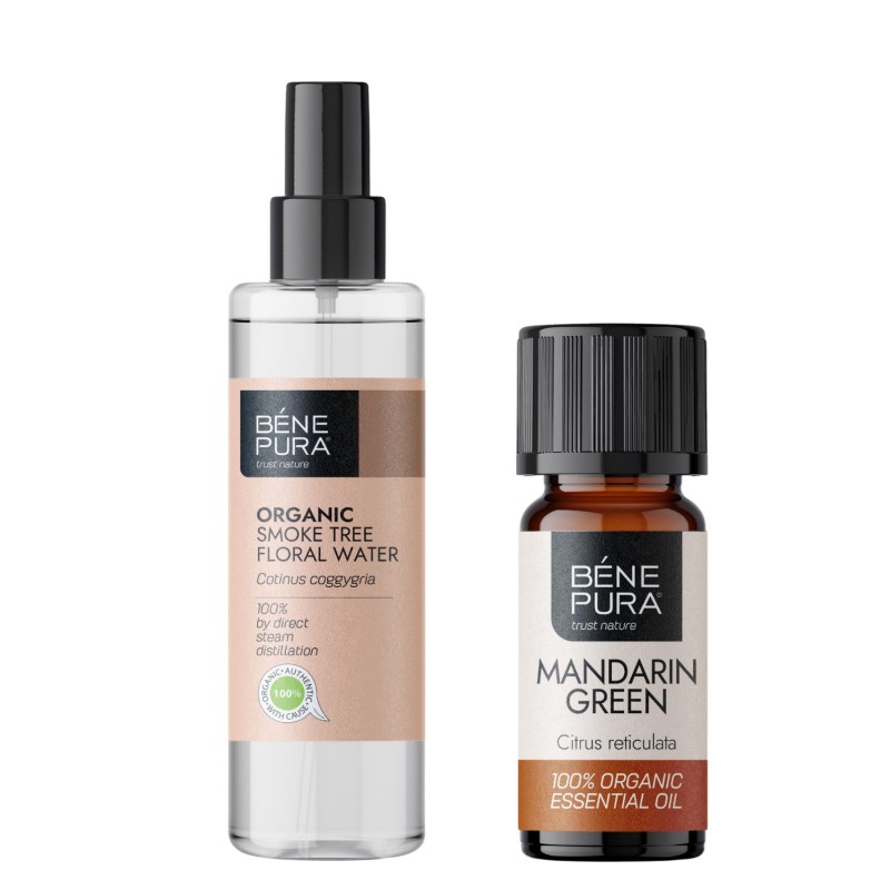 Bio Perukowiec Podolski Woda kwiatowa i Bio Mandarynkowy Olejek eteryczny - GMC