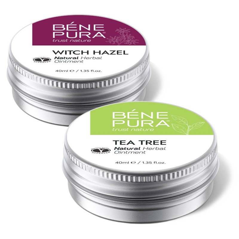 Maść na hemoroidy z Oczar Wirginijski i Maść Przeciw Świądowi z Drzewa Herbacianego - GMC