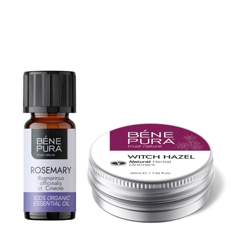 Maść na hemoroidy z Oczar Wirginijski i Bio Rozmaryn Cyneol Olejek eteryczny - GMC