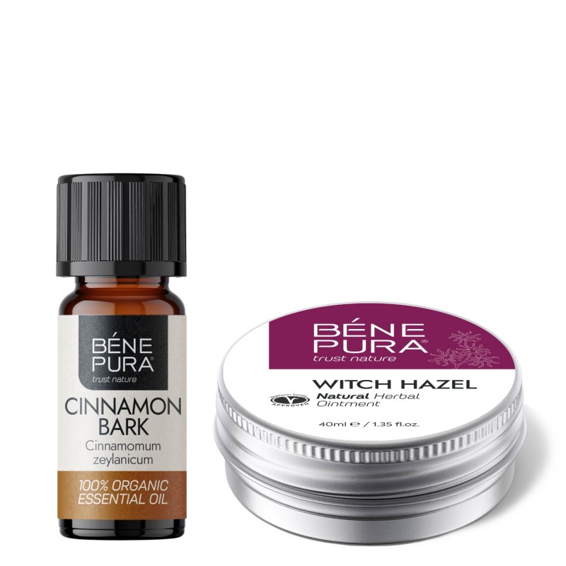 Maść na hemoroidy z Oczar Wirginijski i Bio Cynamon Olejek eteryczny - GMC