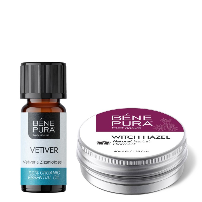 Maść na hemoroidy z Oczar Wirginijski i Bio Wetiwer Olejek eteryczny - GMC