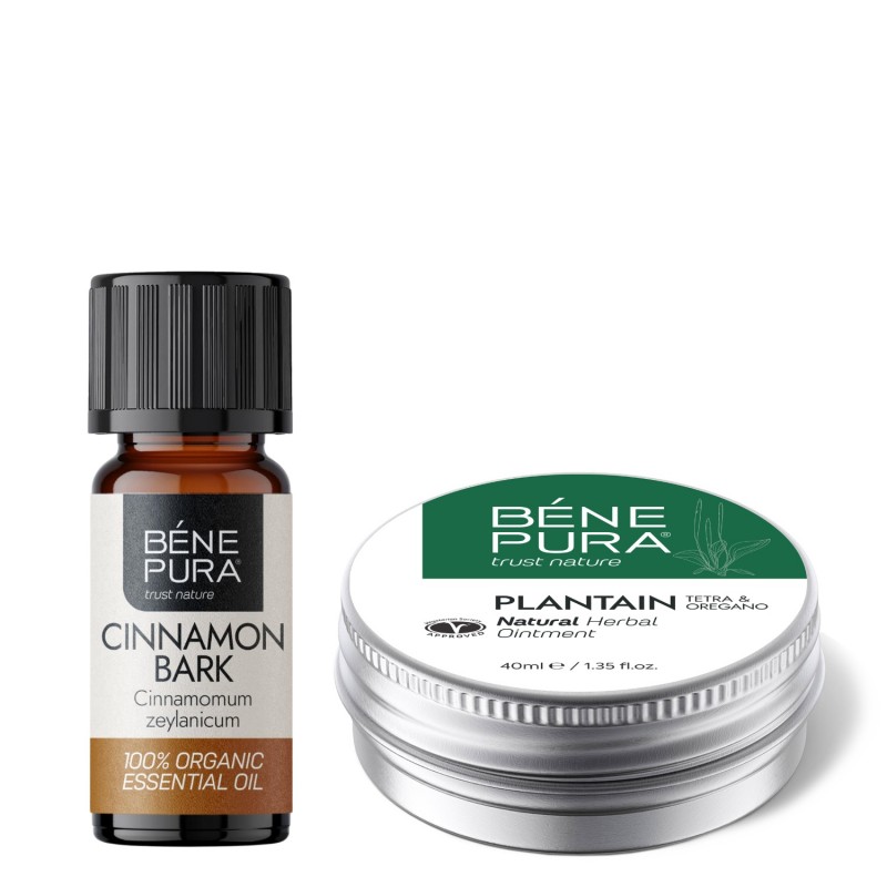 Maść Przeciw Świądowi z Babki i Bio Cynamon Olejek eteryczny - GMC