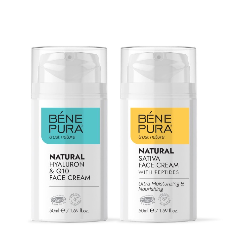 Hialuron & Q10 Krem do Twarzy i Nawilżający krem do twarzy - GMC