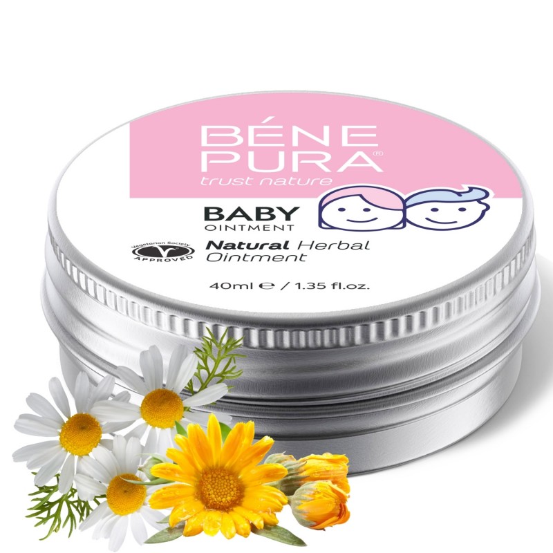 Maść na Odparzenia Pieluszkowe z Nagietkiem i Rumiankiem - 40ml - Maści na swędzenie