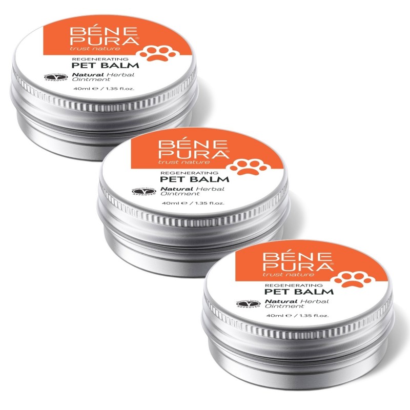 3x Regenerujący Balsam dla Zwierząt z Nagietkiem - 40ml - Maści dla psa na skórę