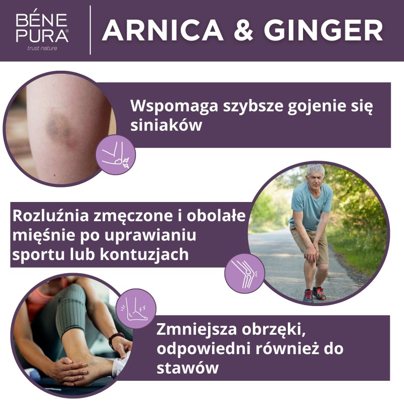 Maść na Siniaki i Mięśnie z Arniką i Imbirem - 40ml