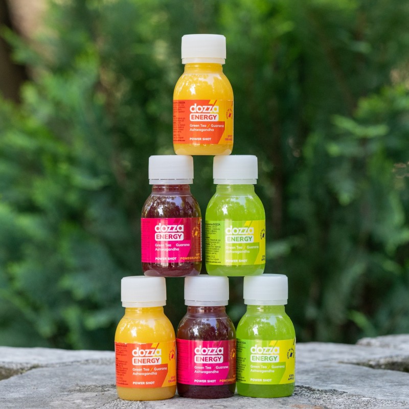 6x Pack DOZZA Energy Rainbow Pack Energy shots - 60ml