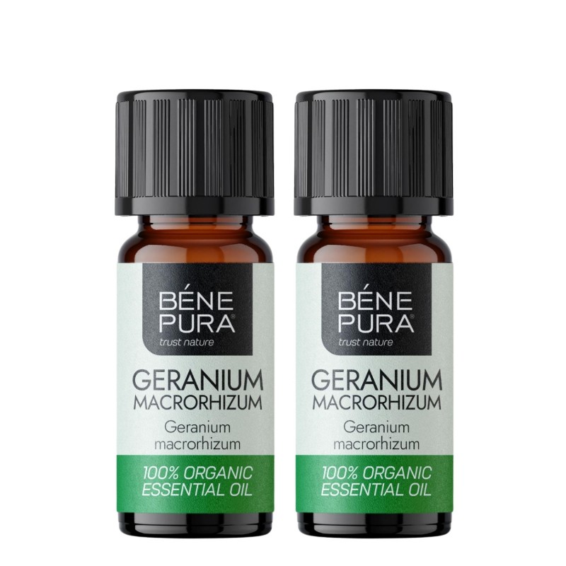 2x Bio Geranium Olejek eteryczny - 10ml