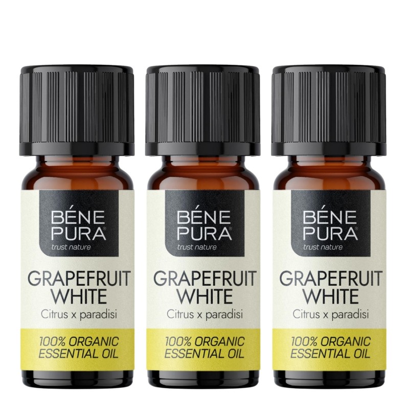 3x Bio Biały Grejpfrut Olejek eteryczny - 10ml