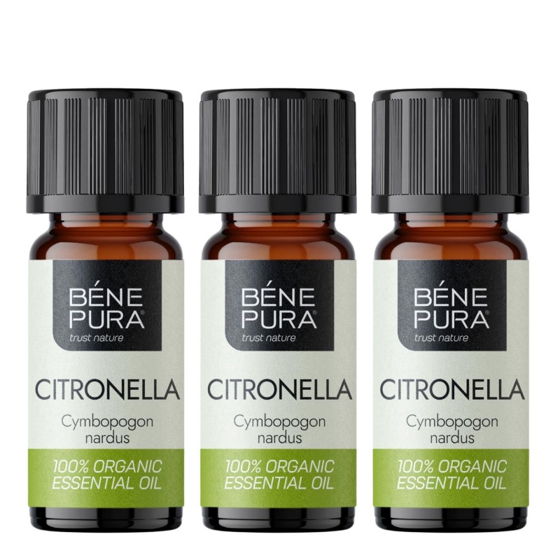 3x Bio Citronella Olejek eteryczny - 10ml - Olejki eteryczne