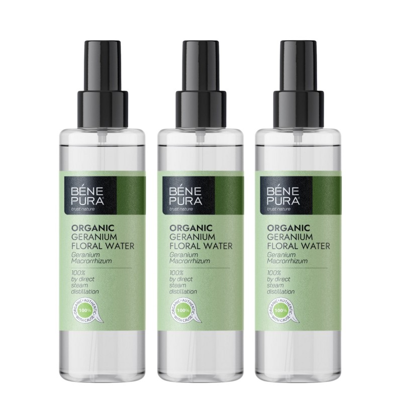3x Bio Geranium Woda kwiatowa - 250ml