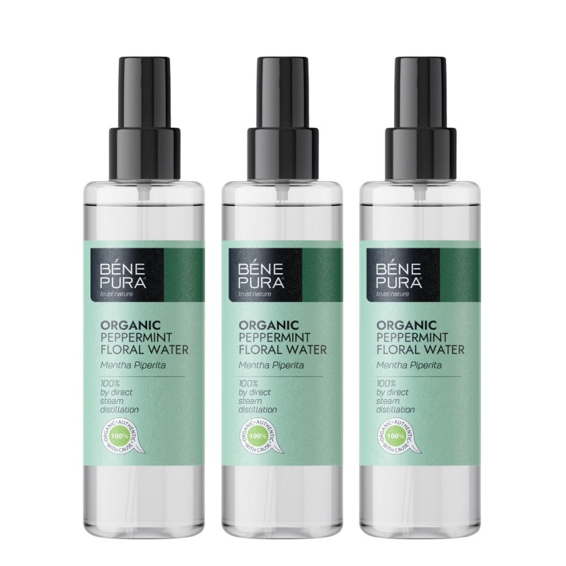 3x Bio Mięta Woda kwiatowa - 250ml