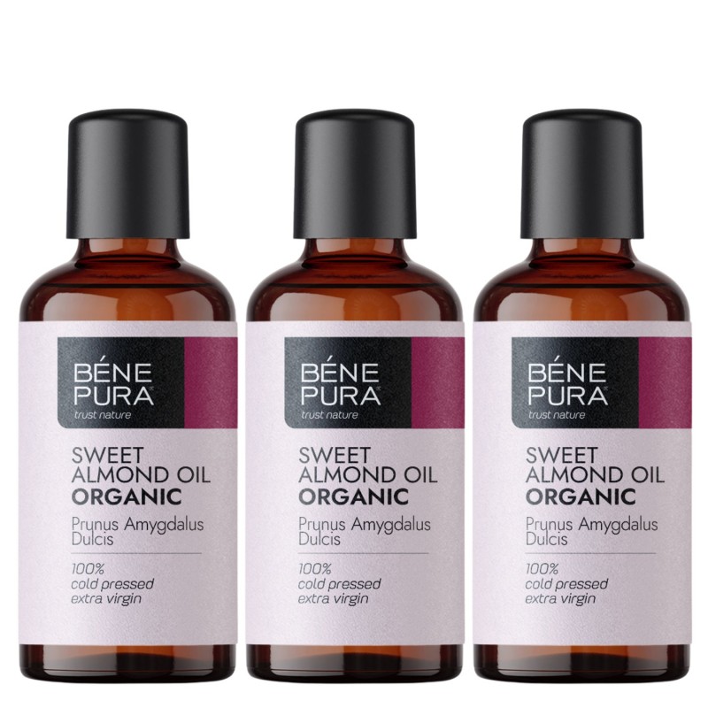 3x Bio Migdałowy Olejek nośnikowy - 100ml