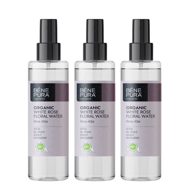 3x Bio Rosa Alba Woda różana - 250ml