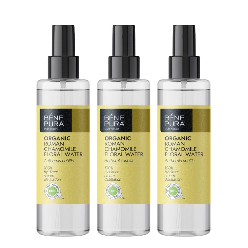 3x Bio Rumianek Rzymski Woda kwiatowa - 250ml