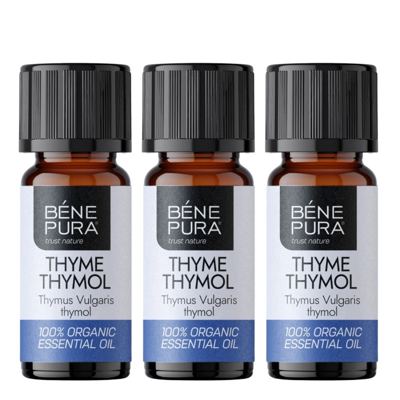 3x Bio Tymianek Tymol Olejek eteryczny - 10ml