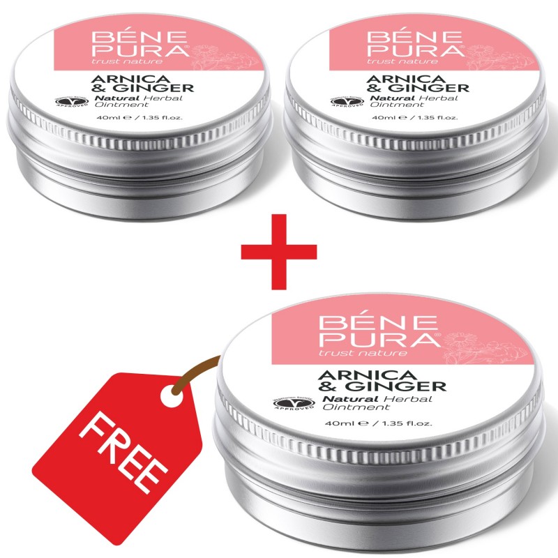 3x Maść na Siniaki i Mięśnie z Arniką i Imbirem - 40ml - Porównanie produktów